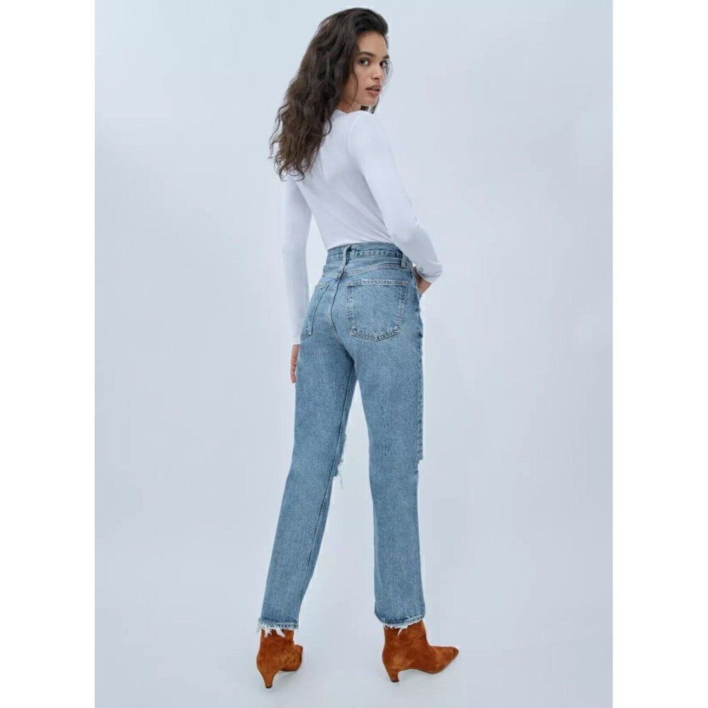 NWT AGOLDE Sz 26 90s PINCH WAIST JEANS IN BACKDROP - Picture 7 of 8